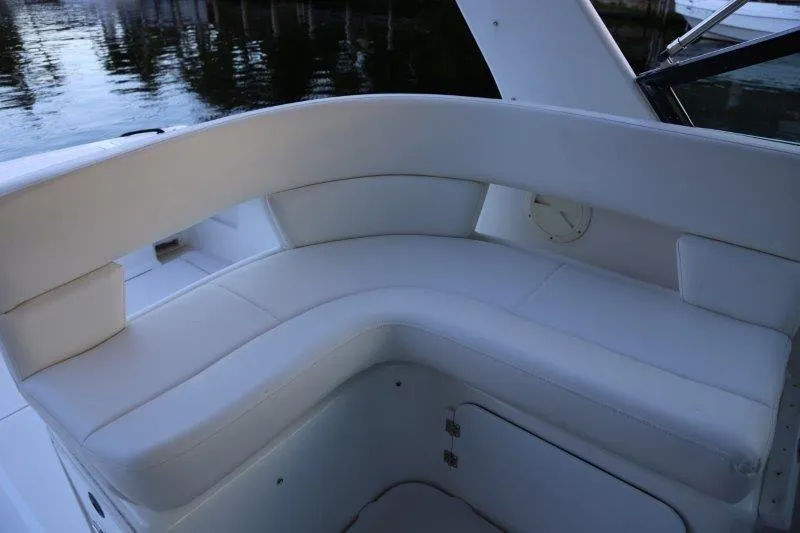 Slide: The Image of Close-up of 2003 Tiara Yachts 3100 Open engine hour meter showing 1037.9 hours. - 21