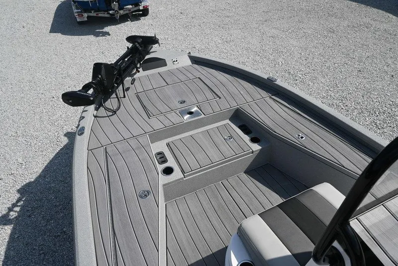 Slide: The Image of 2026 Vexus ACX 2000 boat deck with sleek design and modern features. - 3
