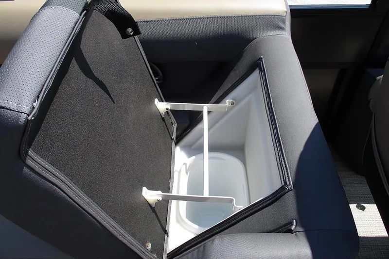 Slide: The Image of Interior storage compartment of 2025 Viaggio Lago X22U boat seat. - 37
