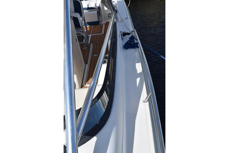 Slide: The Image of Close-up of Fusion speaker on 2008 Hydra-Sports Vector 3300 VX boat. - 213