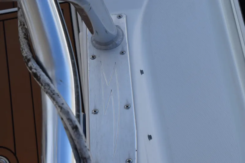 Slide: The Image of 2008 Hydra-Sports Vector 3300 VX boat wiring and electrical components in cabin interior. - 218