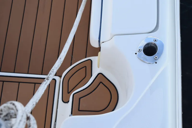 Slide: The Image of 2008 Hydra-Sports Vector 3300 VX interior with fire extinguisher and electrical components. - 220