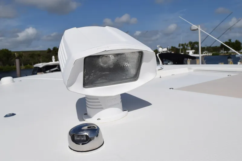 Slide: The Image of 2008 Hydra-Sports Vector 3300 VX interior wiring and lighting setup. - 228