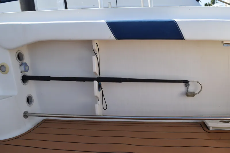 Slide: The Image of 2008 Hydra-Sports Vector 3300 VX boat with Garmin equipment under sunny sky. - 54