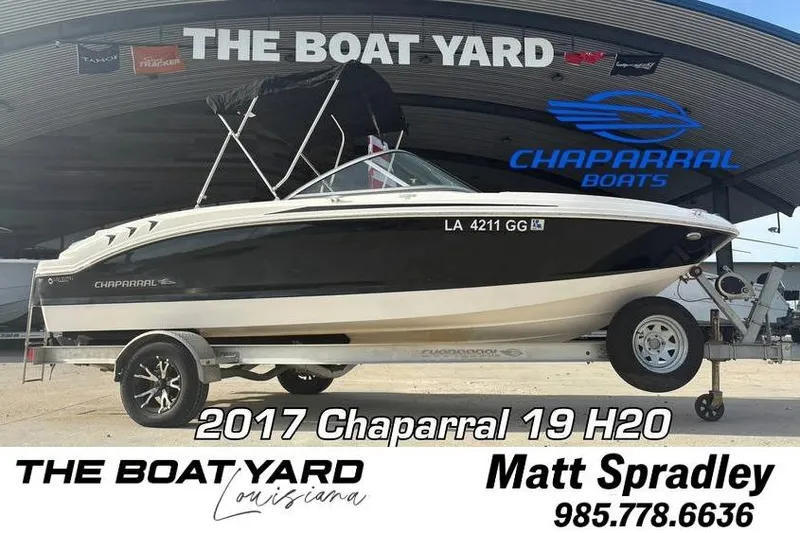 The Image of 2017 Chaparral 190 SSi boat on trailer at The Boat Yard, Louisiana. - 0