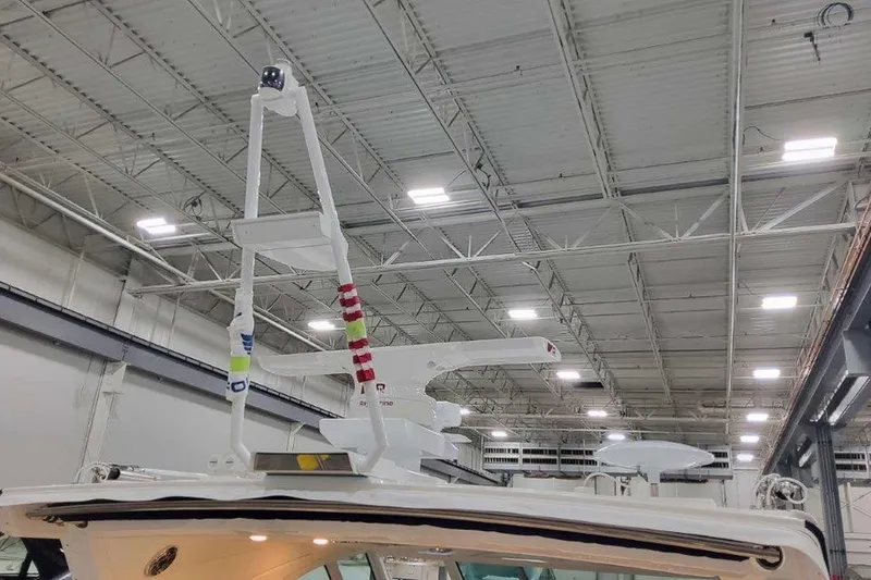 Slide: The Image of 2026 Formula 400 Super Sport Crossover boat interior with sleek seating and modern design. - 24