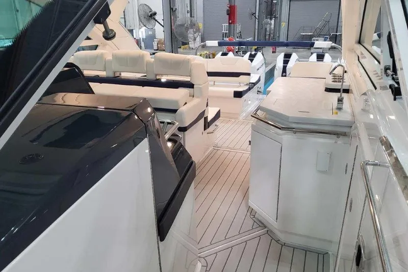 Slide: The Image of Interior of 2026 Formula 400 Super Sport Crossover, featuring modern design and sleek finishes. - 40