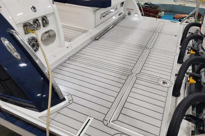 Slide: The Image of Storage compartment of 2026 Formula 400 Super Sport Crossover with accessories and covers. - 7