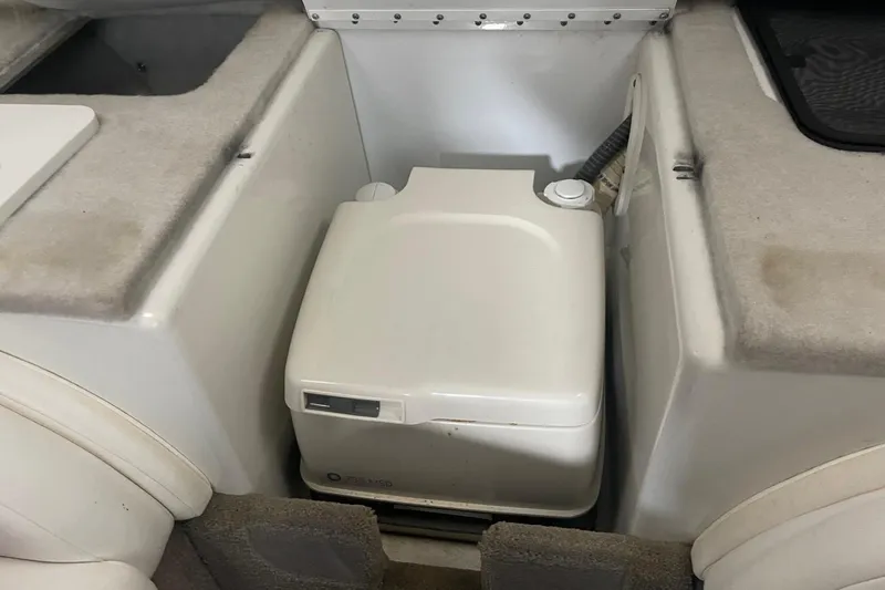 Slide: The Image of Portable toilet in 2005 Formula 292 FASTech boat interior. - 24
