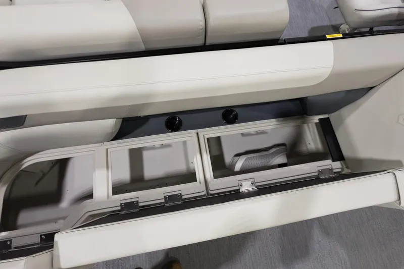 Slide: The Image of Interior seating storage of 2026 Godfrey Sweetwater 22' Cruise Special Edition Tritoon. - 5