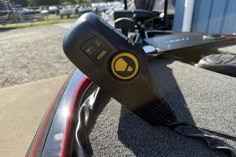 Slide: The Image of Close-up of a Nitro Z17 2026 boat control panel with Minn Kota Edge motor. - 9