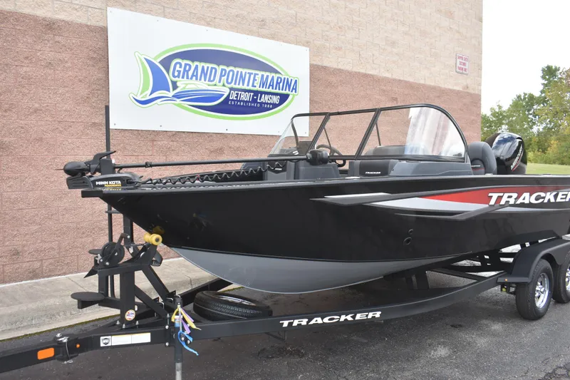Slide: The Image of 2026 Tracker Targa V-19 WT boat at Grand Pointe Marina, Detroit-Lansing. - 82