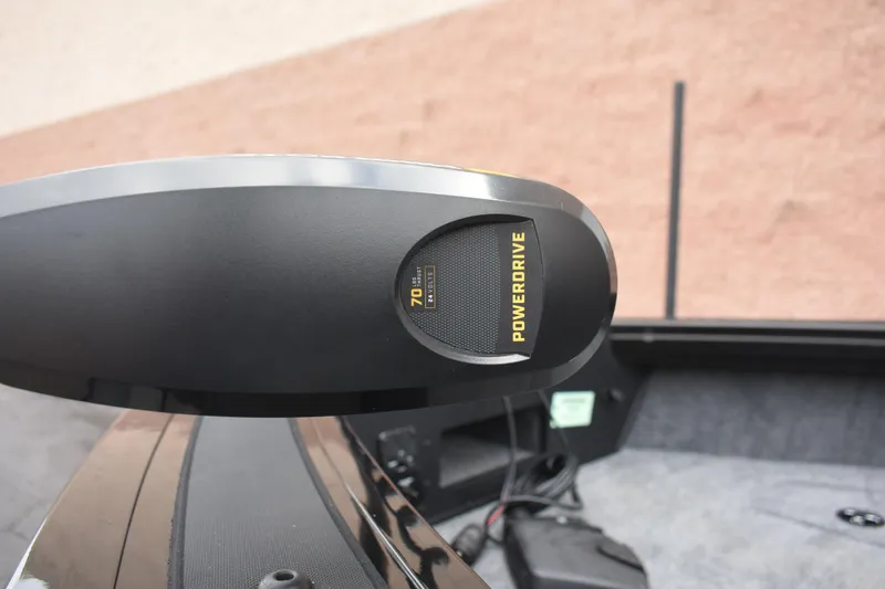 Slide: The Image of 2026 Tracker Targa V-19 WT boat with PowerDrive motor detail. - 88