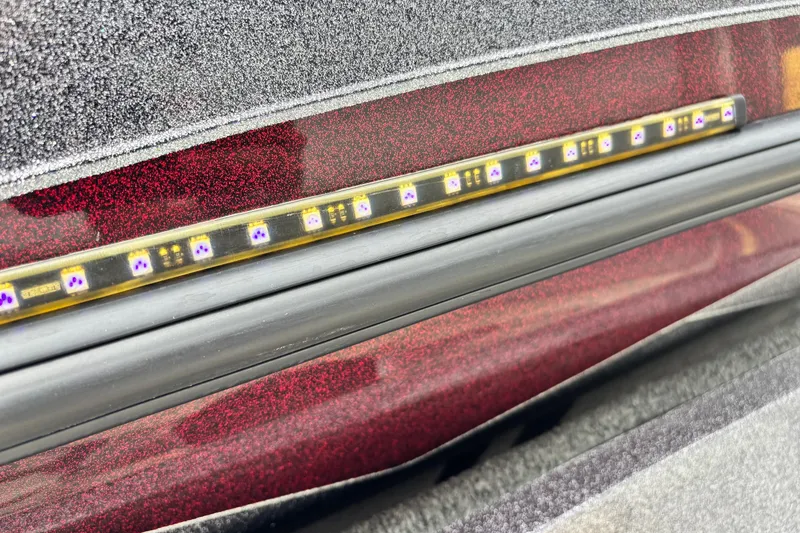 Slide: The Image of 2015 Ranger Z119 Comanche boat with LED strip lighting detail. - 12