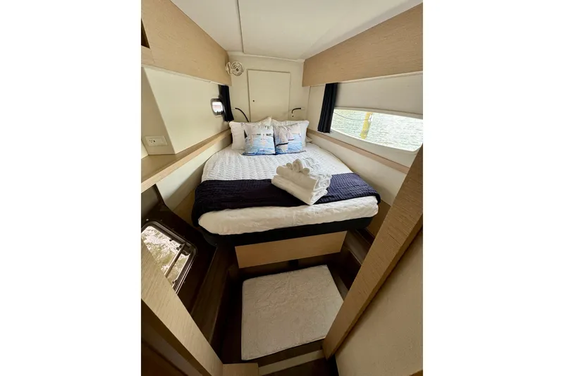 Slide: The Image of Luxurious cabin interior of 2018 Fountaine Pajot Helia 44 Evolution yacht. - 83