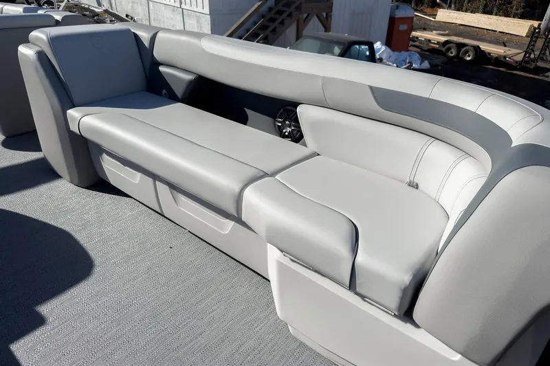 Slide: The Image of Luxurious seating on 2026 Godfrey Sweetwater 20' Cruise Special Edition Tritoon boat. - 7