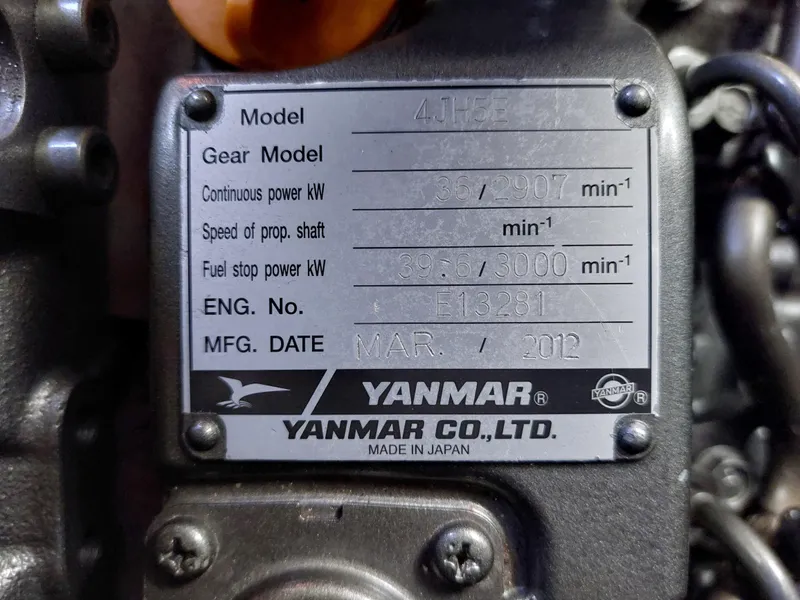 Slide: The Image of Interior of 2013 Jeanneau Sun Odyssey 44 DS yacht with open kitchen drawer. - 68