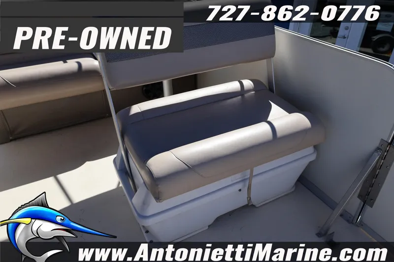 Slide: The Image of Pre-owned 2017 Fiesta 20 FISH boat seat, Antonietti Marine contact details visible. - 13
