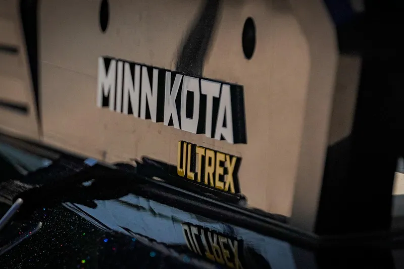 Slide: The Image of Close-up of Minn Kota Ultrex on 2024 Skeeter ZX200 boat. - 34