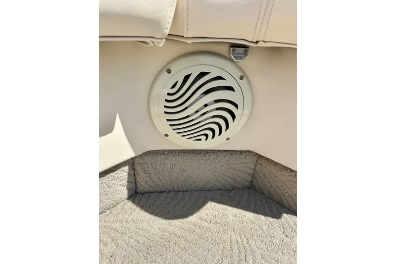 Slide: The Image of Speaker on 2006 Bennington 2250 RL boat, mounted on beige interior panel. - 20