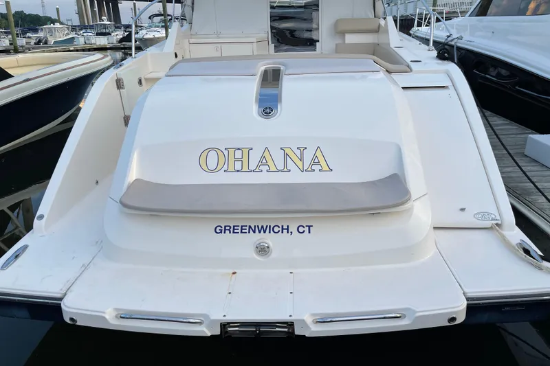 Slide: The Image of 2014 Pursuit SC 365i Sport Coupe docked in Greenwich, CT, named "Ohana". - 5