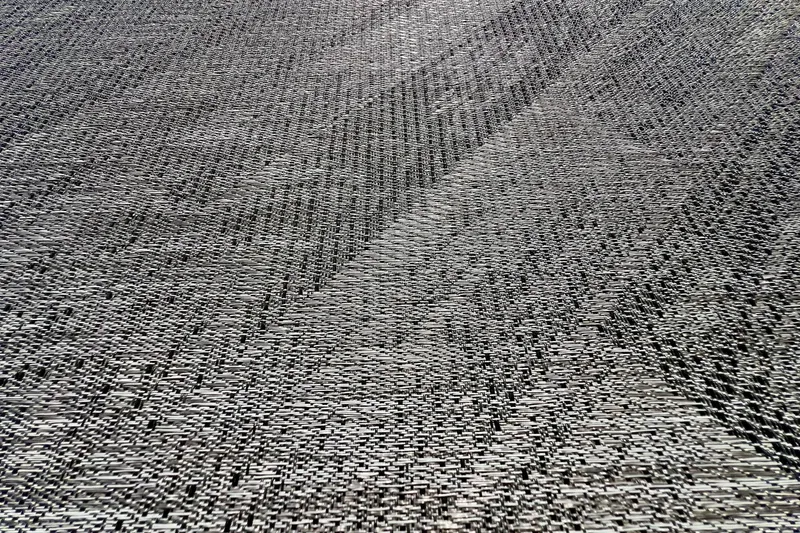 Slide: The Image of Close-up of textured surface on 2018 Manitou MD 25 TriToon boat. - 20