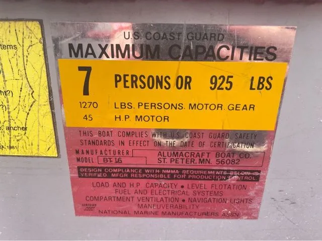 Slide: The Image of Alumacraft Back Troller 16 1994 - 20