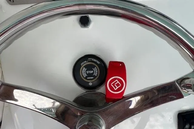 Slide: The Image of Speaker system on 2007 SeaCraft SC32 Master Angler boat, featuring Fusion audio. - 24