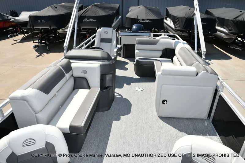 Slide: The Image of Sun Tracker Fishin' Barge 22 DLX w/115HP Pro-XS 4 Stroke 2026 - 88