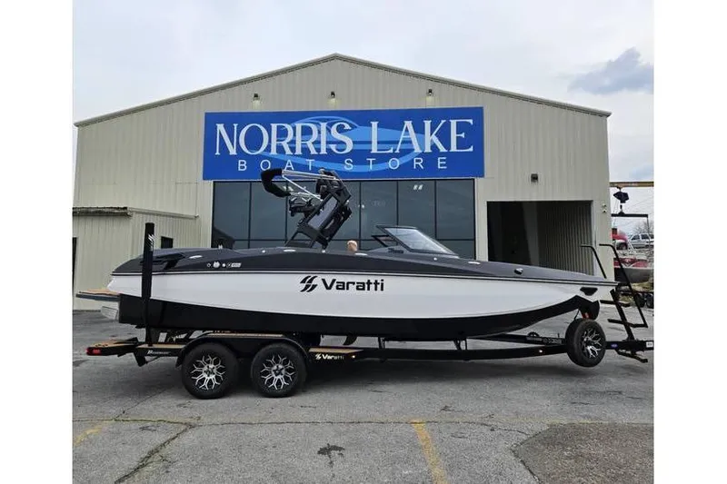 Slide: The Image of 2024 Varatti Z2272 boat on trailer at Norris Lake Boat Store. - 17