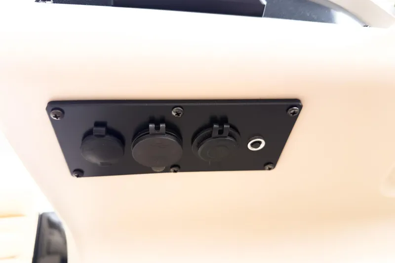 Slide: The Image of Control panel on 2026 Godfrey Sweetwater Xperience 22' Tritoon boat. - 26