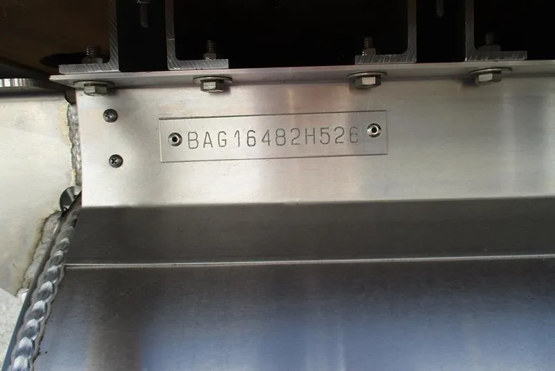 Slide: The Image of Hull identification number on 2026 Bentley Pontoons 223 Bolt. - 31