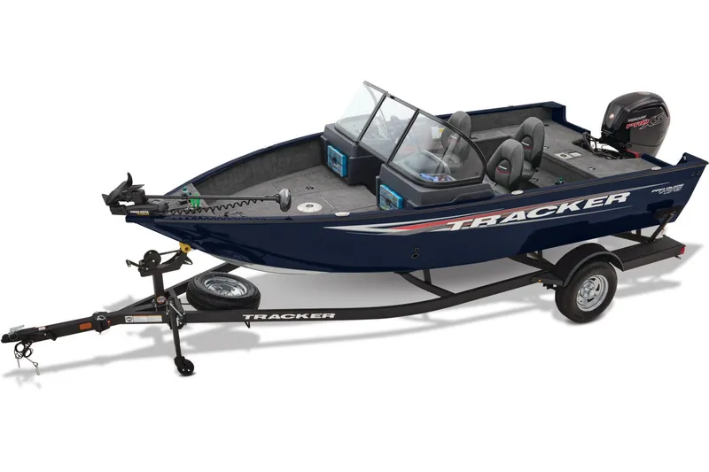 The Image of Manufacturer Provided Image: 2026 Tracker Pro Guide V-175 WT boat on trailer, featuring sleek design and modern amenities. - 0