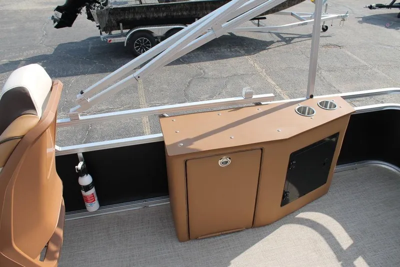 Slide: The Image of Steering console of 2026 Avalon Venture Cruise Rear Bench 23 with modern controls and gauges. - 9