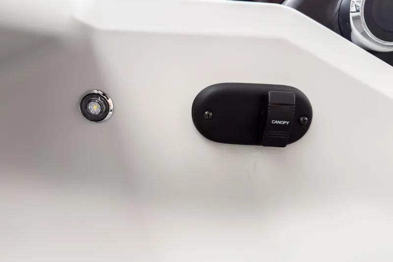 Slide: The Image of Control panel and light on 2026 Godfrey Sweetwater Xperience 2086 SBX pontoon boat. - 18