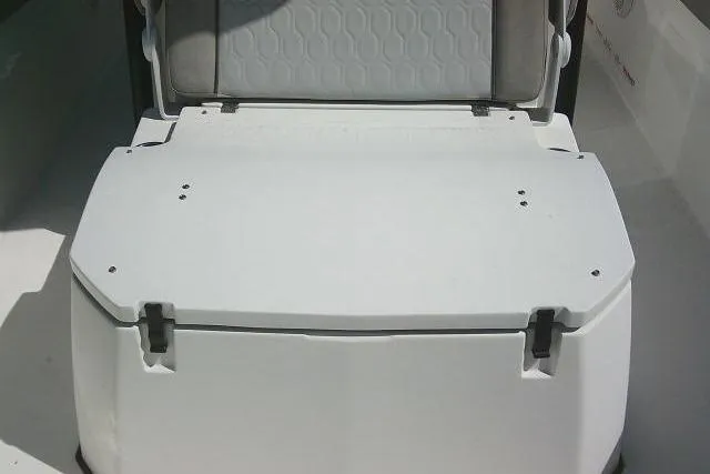Slide: The Image of 2021 Sea Fox 288 Commander boat seat with storage compartment. - 23