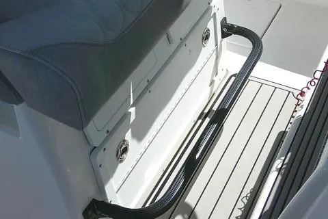 Slide: The Image of 2021 Sea Fox 288 Commander boat interior with seating and deck details. - 40