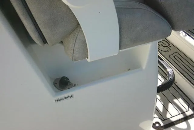 Slide: The Image of 2021 Sea Fox 288 Commander boat interior with fresh water access. - 56