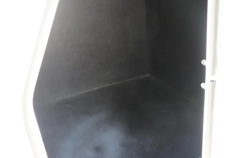 Slide: The Image of Storage compartment of 2019 Hurricane SunDeck 2486 OB boat, interior view. - 56