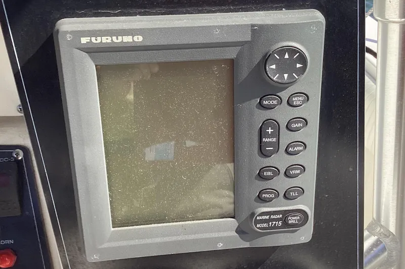 Slide: The Image of Furuno marine radar display on 2001 Boston Whaler 260 Outrage boat. - 14