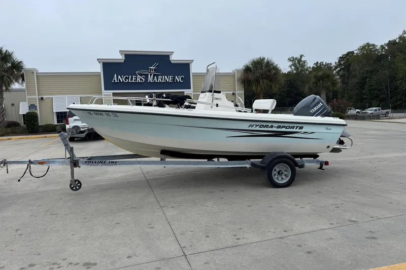 Slide: The Image of 2007 Hydra-Sports Lightning 180 CC boat on trailer at Anglers Marine NC. - 2
