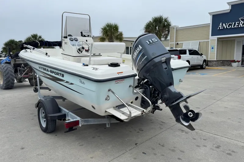 Slide: The Image of 2007 Hydra-Sports Lightning 180 CC boat with Yamaha 115 engine on trailer. - 3