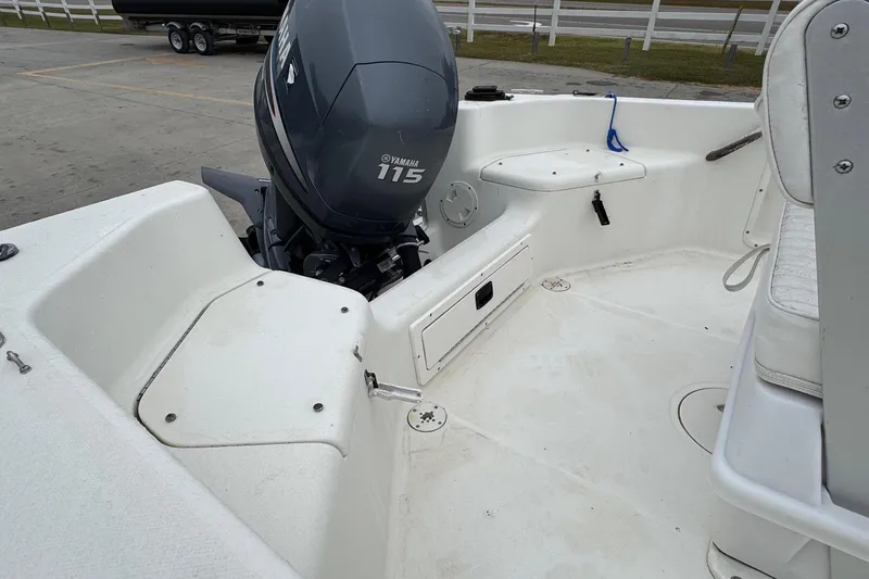 Slide: The Image of 2007 Hydra-Sports Lightning 180 CC boat with Yamaha 115 engine, white interior. - 8