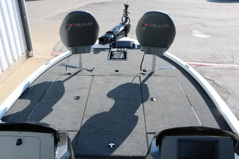 Slide: The Image of 2025 Vexus AVX 1985s boat deck with seats and equipment. - 27