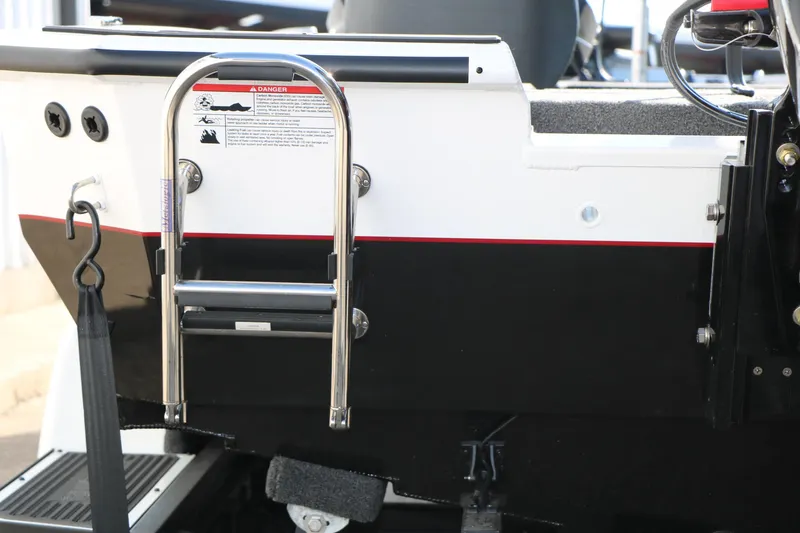 Slide: The Image of 2025 Vexus AVX 1985s boat ladder and stern detail. - 9