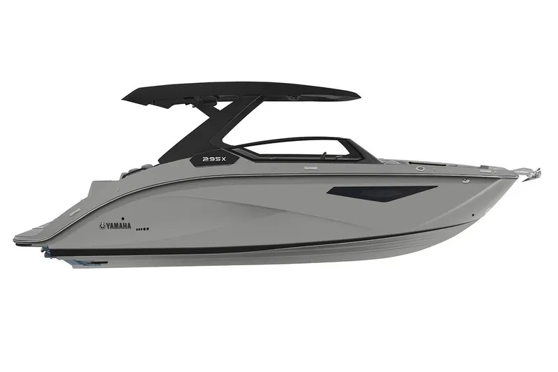 The Image of Manufacturer Provided Image: 2026 Yamaha Boats 295XD, sleek gray design, side view, modern features. - 0