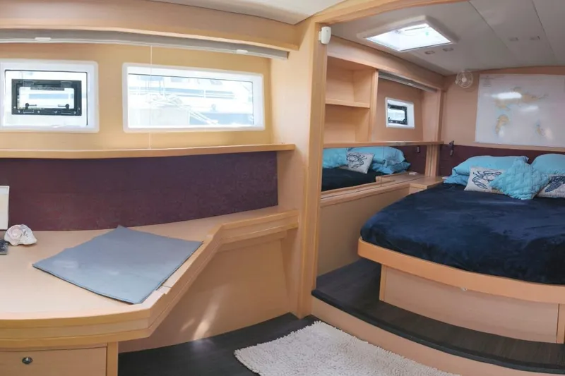 Slide: The Image of Laundry area with control panels in 2017 Lagoon 52 F yacht. - 40