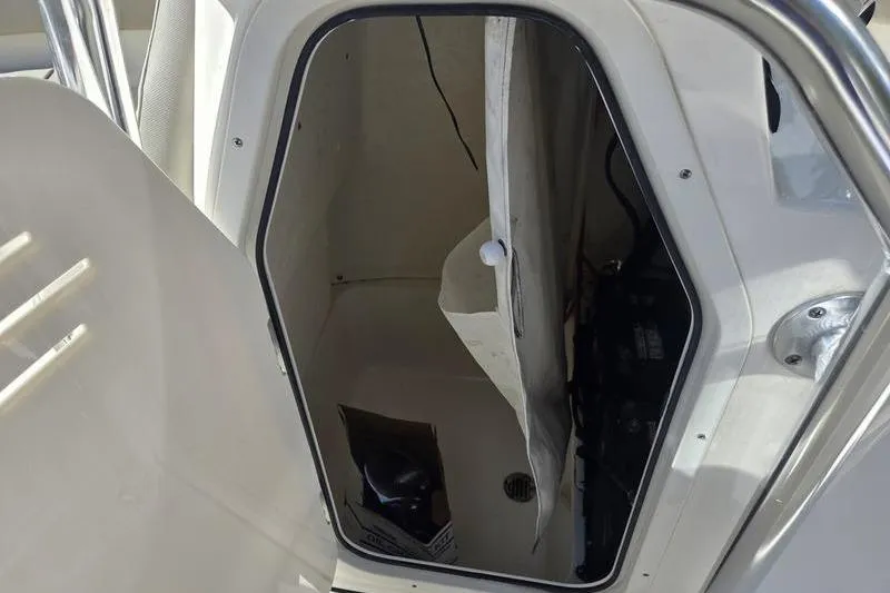 Slide: The Image of 2023 Key West 203 FS boat storage compartment interior view. - 15