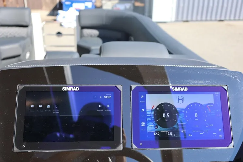 Slide: The Image of Interior storage compartment of 2026 Harris Grand Mariner 250 boat. - 34