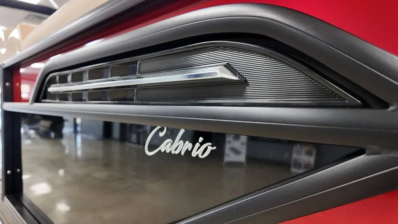 Slide: The Image of Close-up of Barletta Cabrio 22QC 2026 emblem. - 13